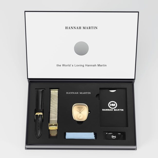 Hannah Martin Women's Watch Gift Set – Interchangeable Straps