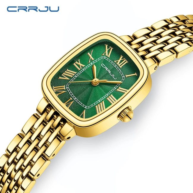 CRRJU Women's Vintage-Style Watch