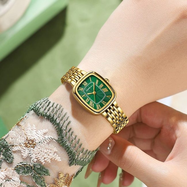 CRRJU Women's Vintage-Style Watch