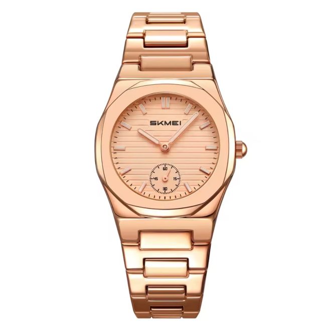 SKMEI Women's Rose Gold Octagonal Watch