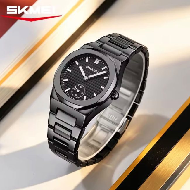 SKMEI Women's Rose Gold Octagonal Watch
