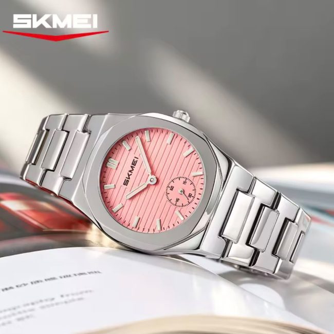 SKMEI Women's Rose Gold Octagonal Watch