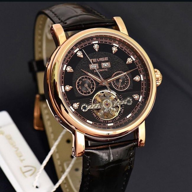 Tevise 867 Automatic Mechanical Watch: