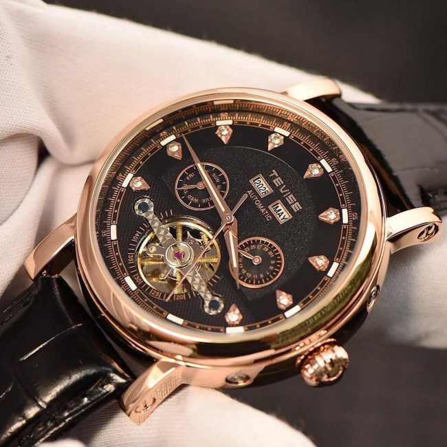 Tevise 867 Automatic Mechanical Watch: