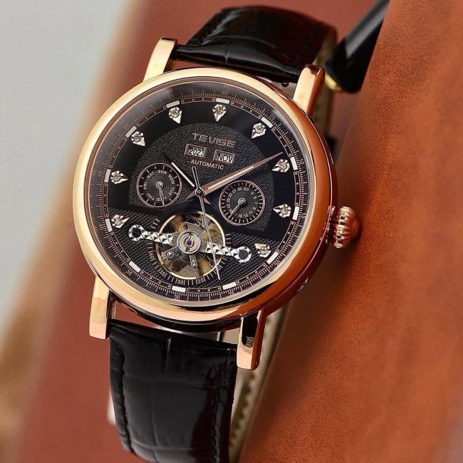 Tevise 867 Automatic Mechanical Watch: