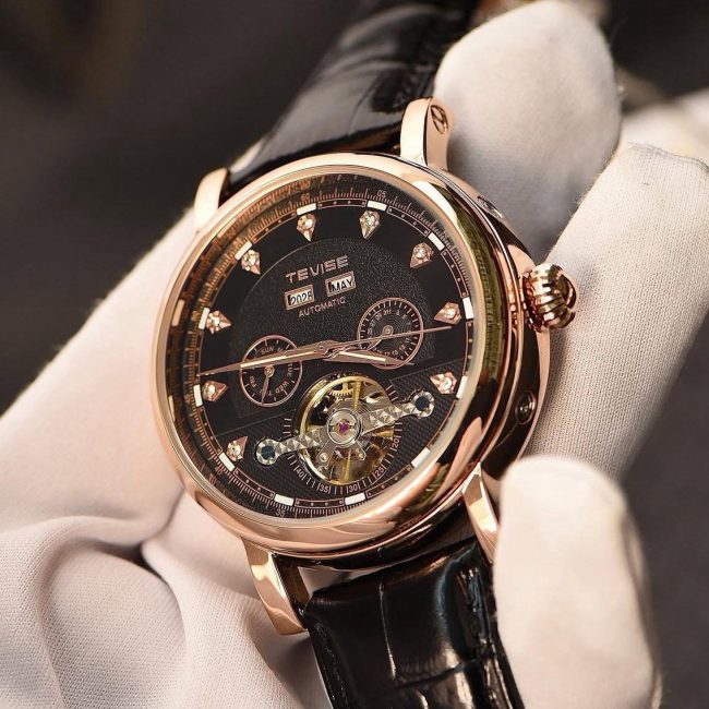 Tevise 867 Automatic Mechanical Watch: