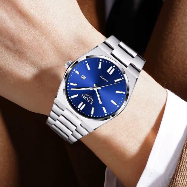 LIGE Gents Stainless Steel Watch