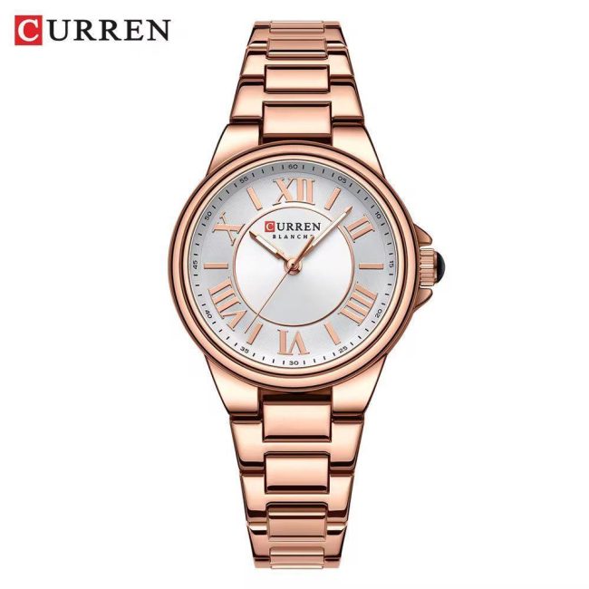 CURREN 9091 Women’s Minimalist Quartz Watch