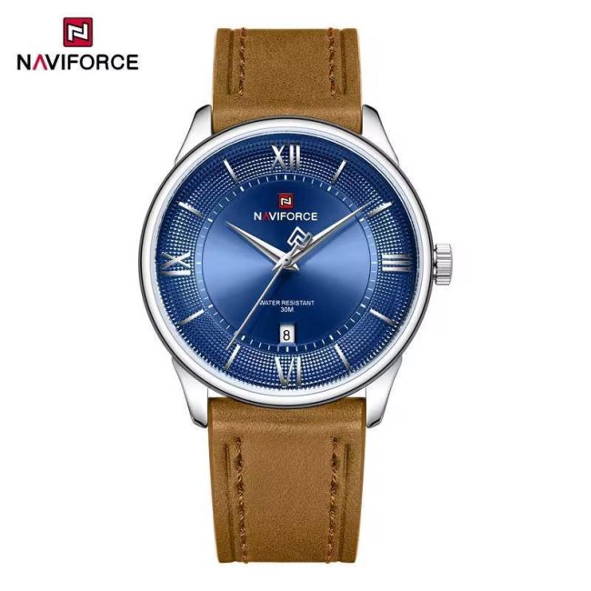 NAVIFORCE 9272 GENTS LEATHER WATCH
