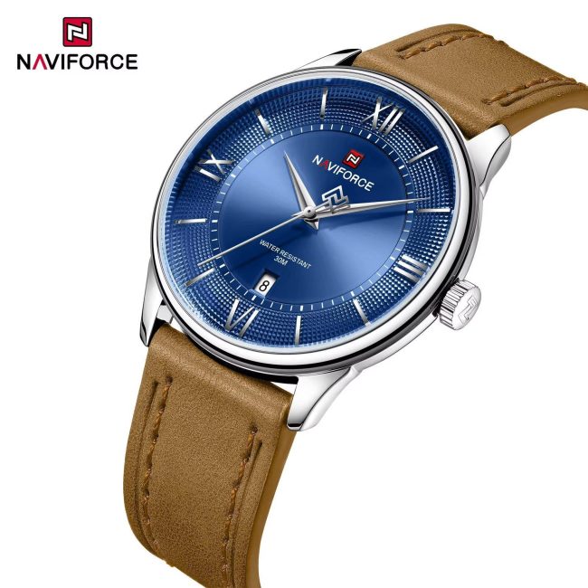 NAVIFORCE 9272 GENTS LEATHER WATCH