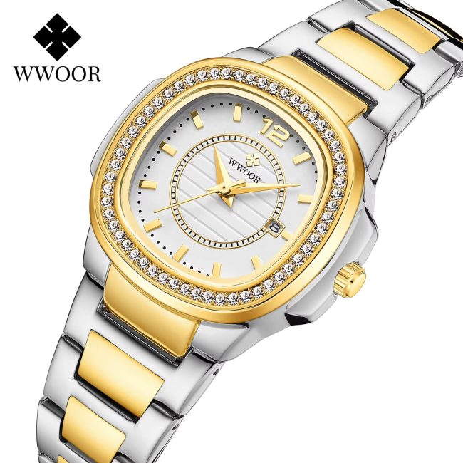 WWOOR 8874 Women's Luxury Square Watch