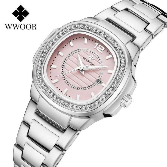 WWOOR 8874 Women's Luxury Square Watch