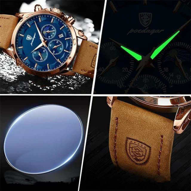 POEDAGAR 928 Men's Chronograph Watch