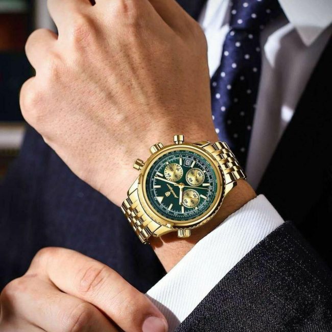 POEDAGAR 960 GENTS CHRONOGRAPH WATCH