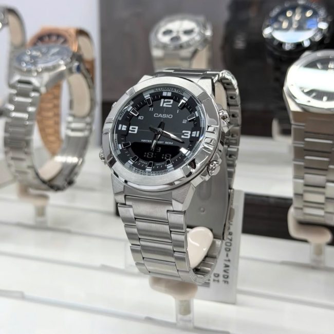 CASIO Men's Analog-Digital Combo Watch