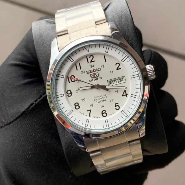 Seiko 5 Sports Automatic Men's Watch – 23 Jewels, 100M Water Resistant
