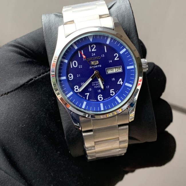 Seiko 5 Sports Automatic Men's Watch – 23 Jewels, 100M Water Resistant