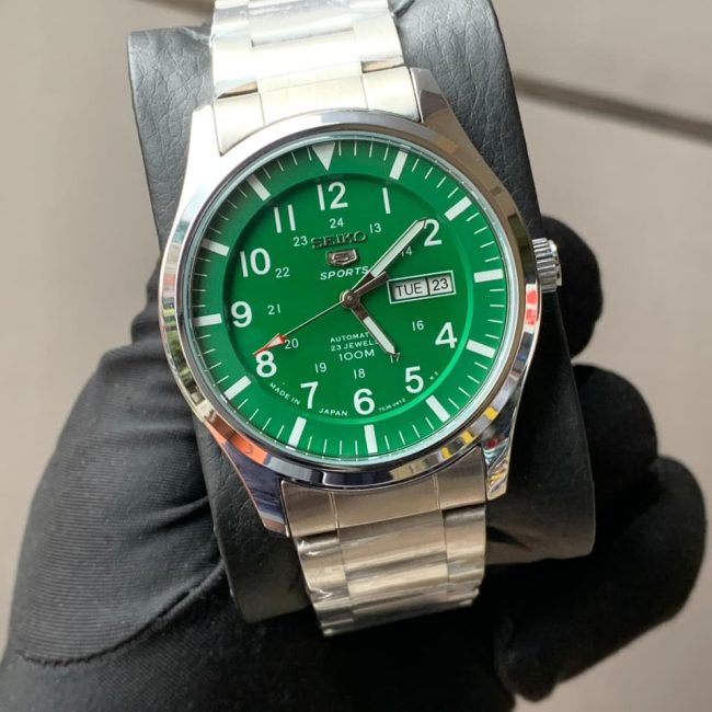 Seiko 5 Sports Automatic Men's Watch – 23 Jewels, 100M Water Resistant