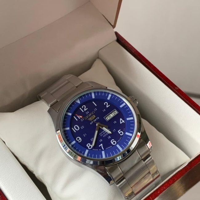 Seiko 5 Sports Automatic Men's Watch – 23 Jewels, 100M Water Resistant