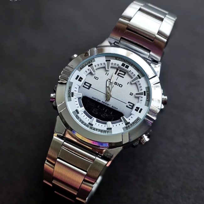 CASIO Men's Analog-Digital Combo Watch